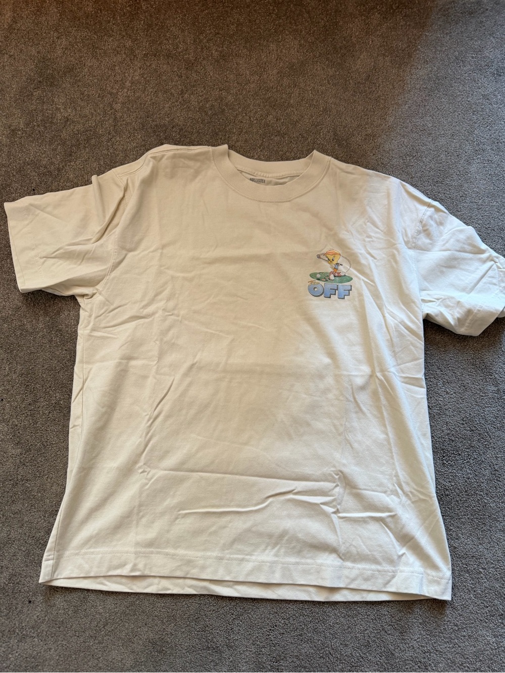 Hollister Heavyweight Boxy Fit Graphic Tee with Golfing Tweety Bird